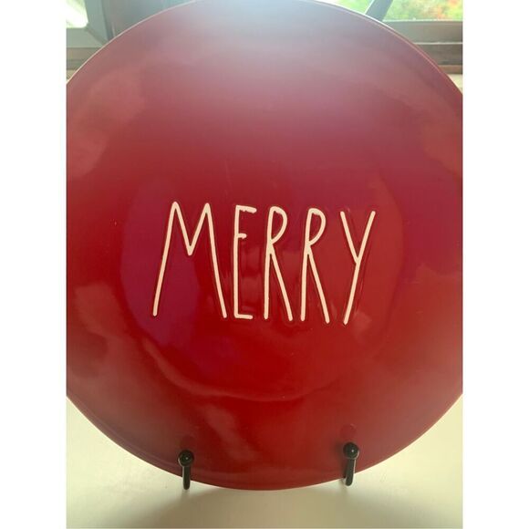 Rae Dunn Merry Plate - Picture 2 of 3